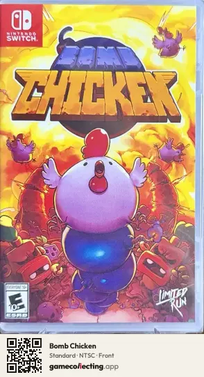 Bomb Chicken Nintendo Switch, NTSC box front