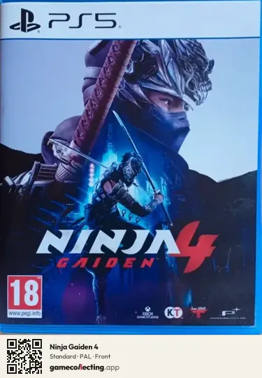 Ninja Gaiden 4 PlayStation 5, PAL box front