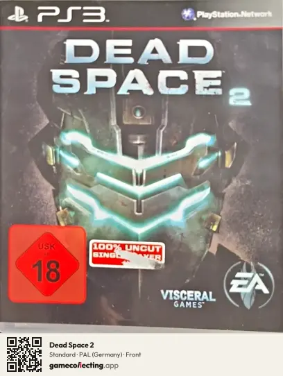 Dead Space 2 PlayStation 3, Germany box front