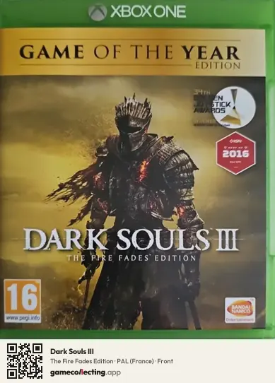 Dark Souls III Xbox One, France box front