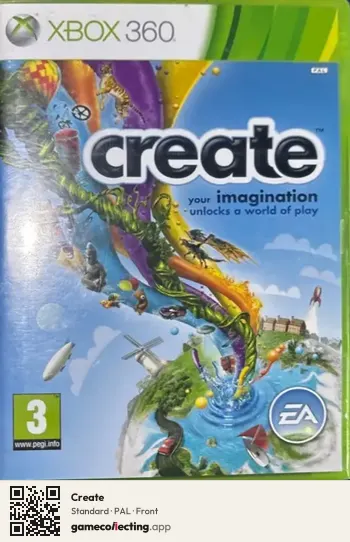 Create Xbox 360, PAL box front