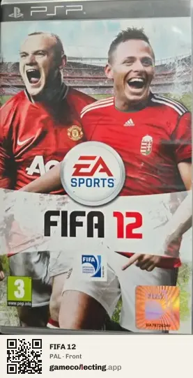 FIFA 12 PlayStation Portable, PAL box front