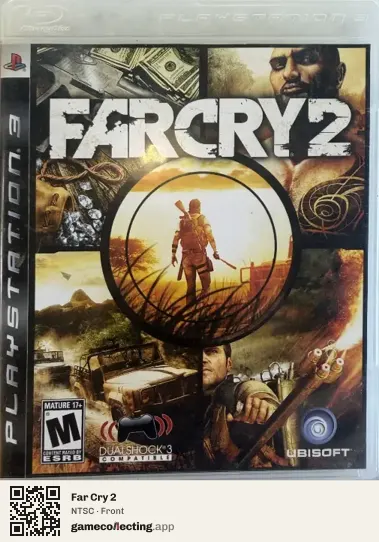 Far Cry 2 PlayStation 3, NTSC box front