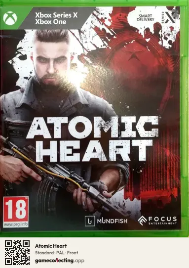 Atomic Heart Xbox Series X, PAL box front