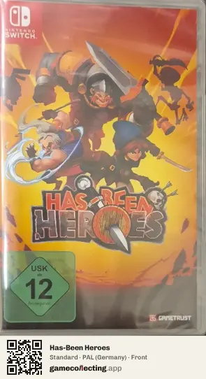 Has-Been Heroes Nintendo Switch, Germany box front