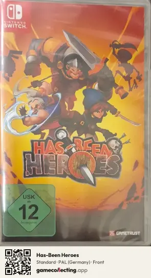 Has-Been Heroes Nintendo Switch, Germany box front