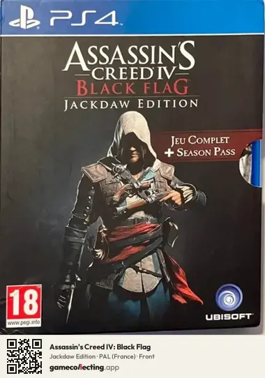 Assassin's Creed IV: Black Flag PlayStation 4, France box front