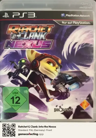 Ratchet & Clank: Into the Nexus PlayStation 3, Germany box front