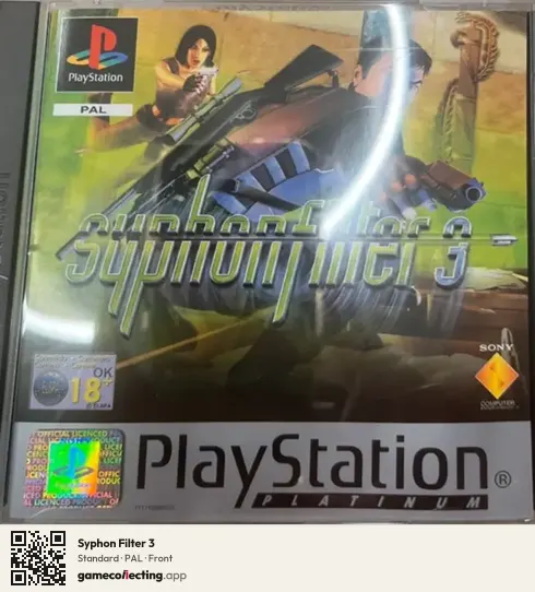 Syphon Filter 3 PlayStation, PAL box front