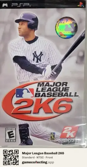 Major League Baseball 2K6 PlayStation Portable, NTSC box front