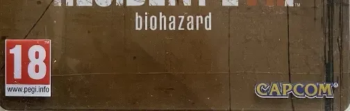 Resident Evil 7: Biohazard, the PEGI square on its front