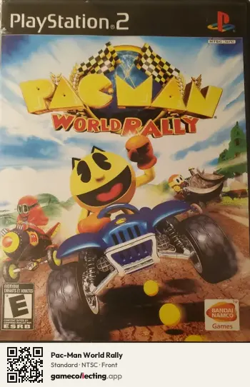 Pac-Man World Rally PlayStation 2, NTSC box front