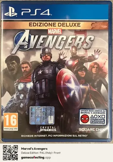 Marvel's Avengers PlayStation 4, Italy box front