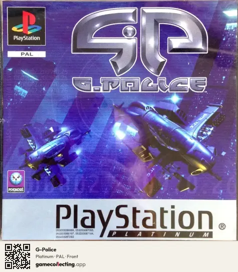 G-Police PlayStation, PAL box front
