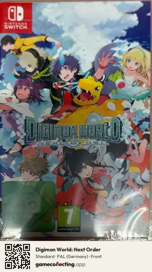 Digimon World: Next Order Nintendo Switch, Germany box front