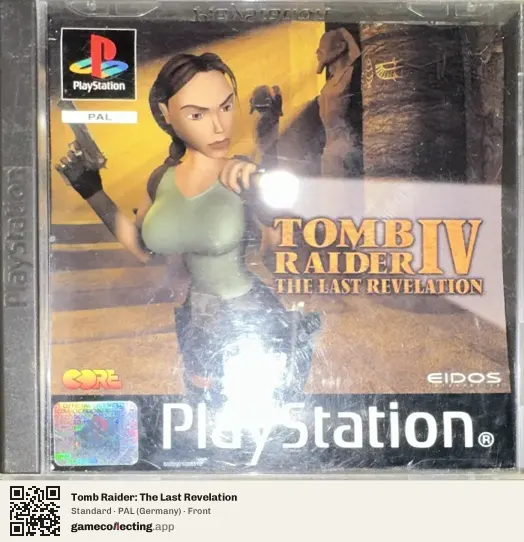 Tomb Raider: The Last Revelation PlayStation, Germany box front