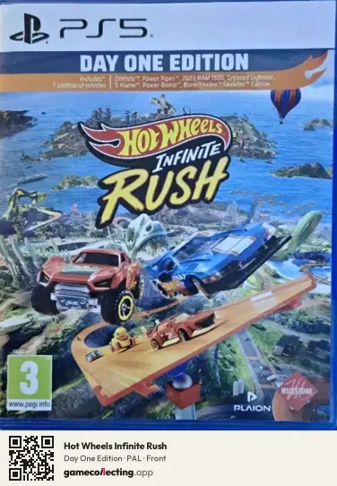 Hot Wheels Infinite Rush PlayStation 5, PAL box front
