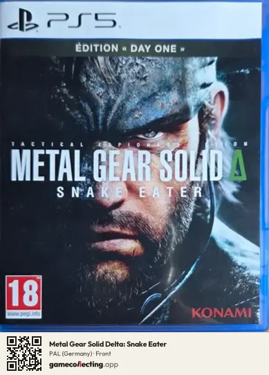 Metal Gear Solid Delta: Snake Eater PlayStation 5, Germany box front