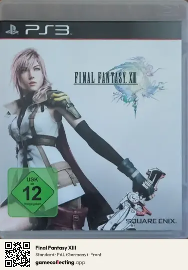 Final Fantasy XIII PlayStation 3, Germany box front