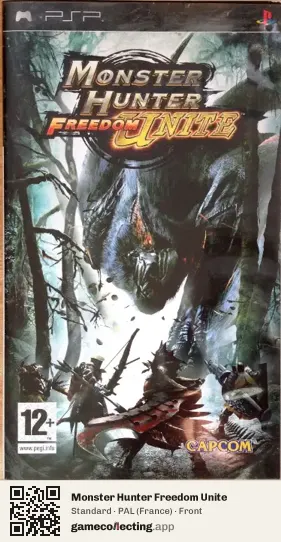 Monster Hunter Freedom Unite PlayStation Portable, France box front