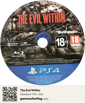 The Evil Within PlayStation 4, PAL disc