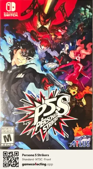 Persona 5 Strikers Nintendo Switch, NTSC box front