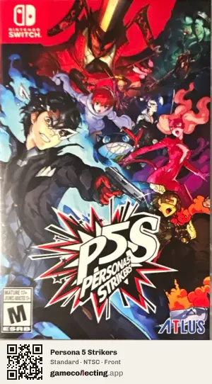 Persona 5 Strikers Nintendo Switch, NTSC box front