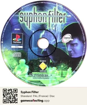 Syphon Filter PlayStation, PAL disc