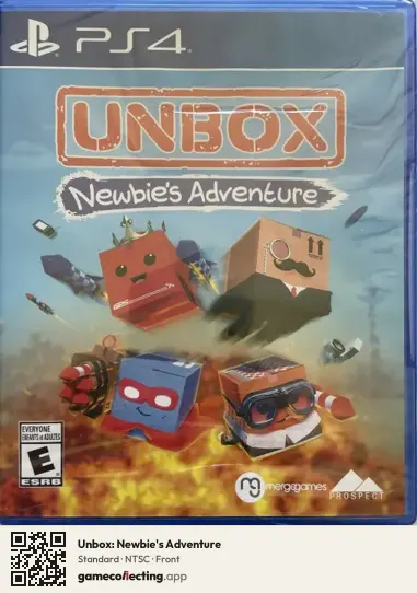 Unbox: Newbie's Adventure PlayStation 4, NTSC box front