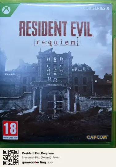 Resident Evil Requiem Xbox Series X, Poland box front