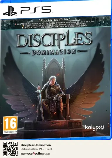 Disciples: Domination PlayStation 5, PAL box front