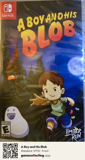 A Boy and His Blob Nintendo Switch, NTSC box front