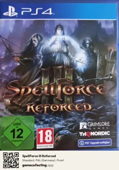 SpellForce III Reforced PlayStation 4, Germany box front