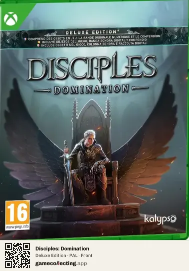 Disciples: Domination Xbox Series X, PAL box front