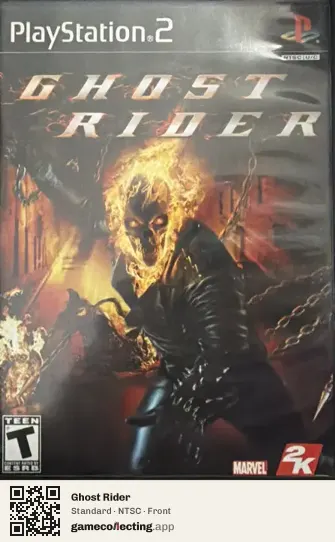 Ghost Rider PlayStation 2, NTSC box front