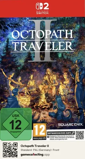 Octopath Traveler II Nintendo Switch 2, Germany box front