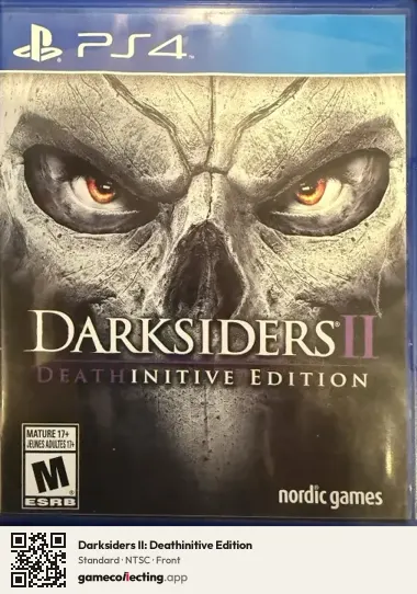 Darksiders II: Deathinitive Edition PlayStation 4, NTSC box front