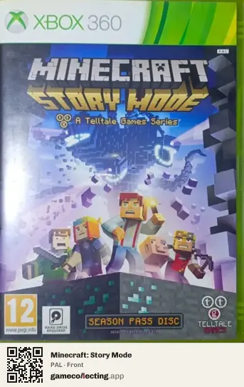 Minecraft: Story Mode Xbox 360, PAL box front