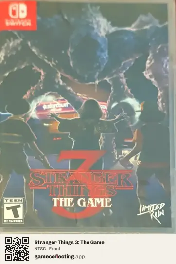 Stranger Things 3: The Game Nintendo Switch, NTSC box front