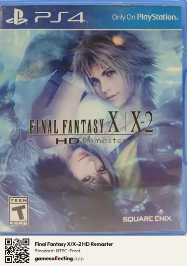 Final Fantasy X/X-2 HD Remaster PlayStation 4, NTSC box front