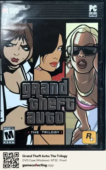 Grand Theft Auto: The Trilogy Computer, NTSC box front