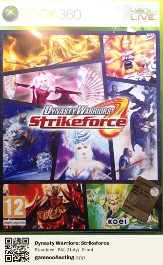 Dynasty Warriors: Strikeforce Xbox 360, Italy box front