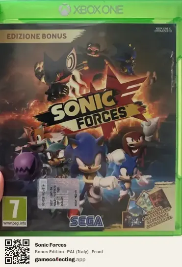 Sonic Forces Xbox One, Italy box front