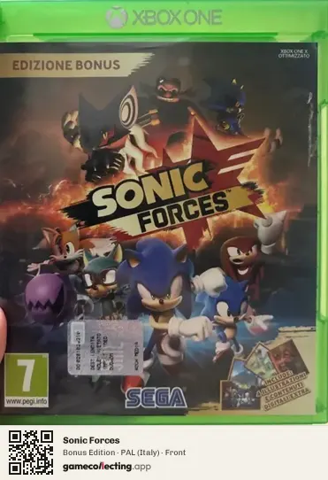 Sonic Forces Xbox One, Italy box front