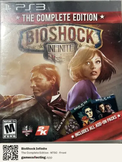 BioShock Infinite PlayStation 3, NTSC box front