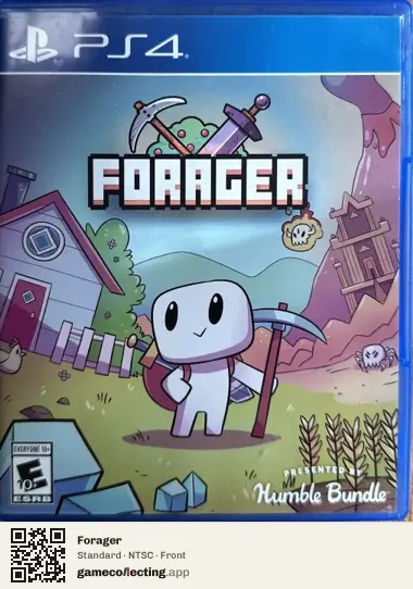 Forager PlayStation 4, NTSC box front