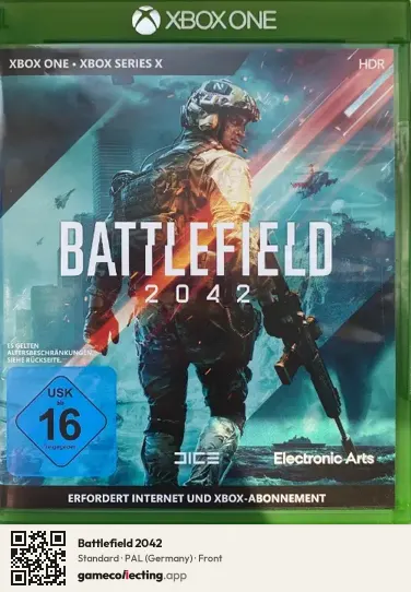 Battlefield 2042 Xbox One, Germany box front