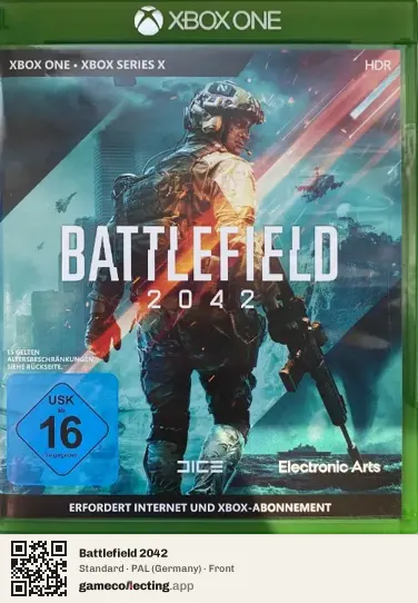Battlefield 2042 Xbox One, Germany box front