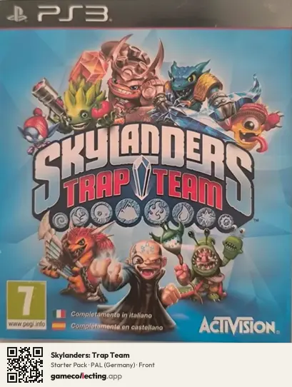 Skylanders: Trap Team PlayStation 3, Germany box front