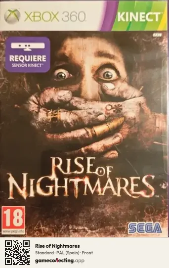 Rise of Nightmares Xbox 360, Spain box front